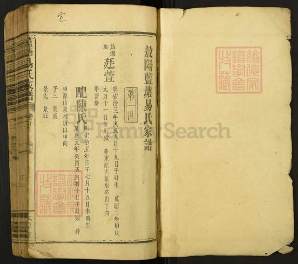 江西省宜春市上高县易氏族谱-敖阳蓝塘易氏家谱.pdf电子版插图1