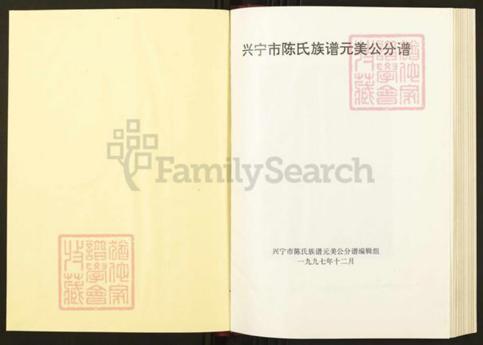 广东省梅州市兴宁市陈氏族谱-兴宁市陈氏族谱元美公分谱.pdf电子版插图1