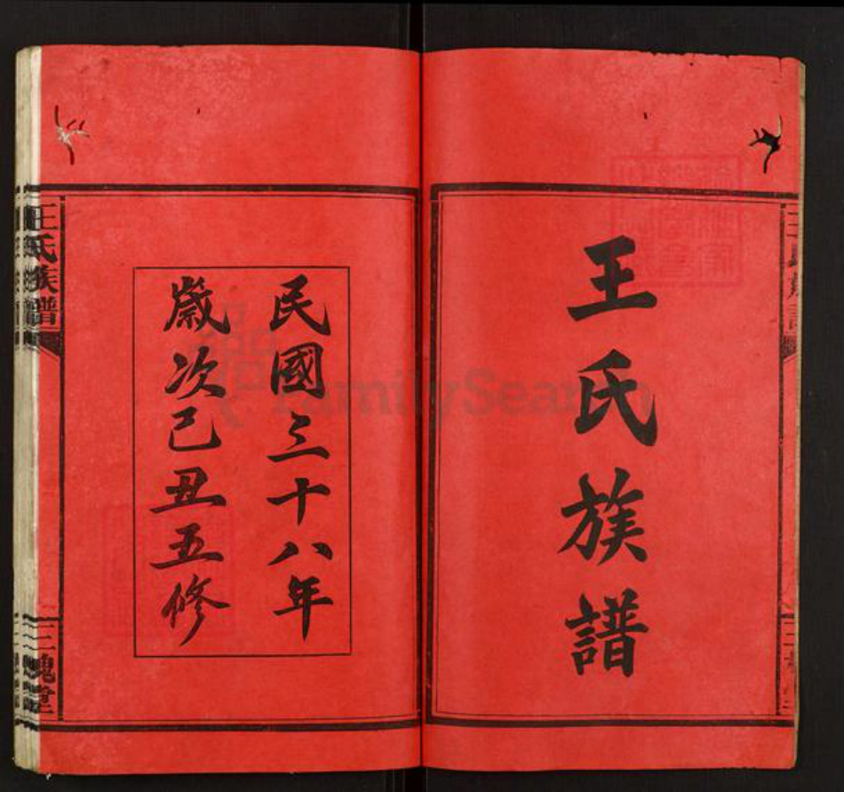 湖南省湘潭市湘乡市湘乡王氏族谱-王氏族谱.pdf电子版插图1