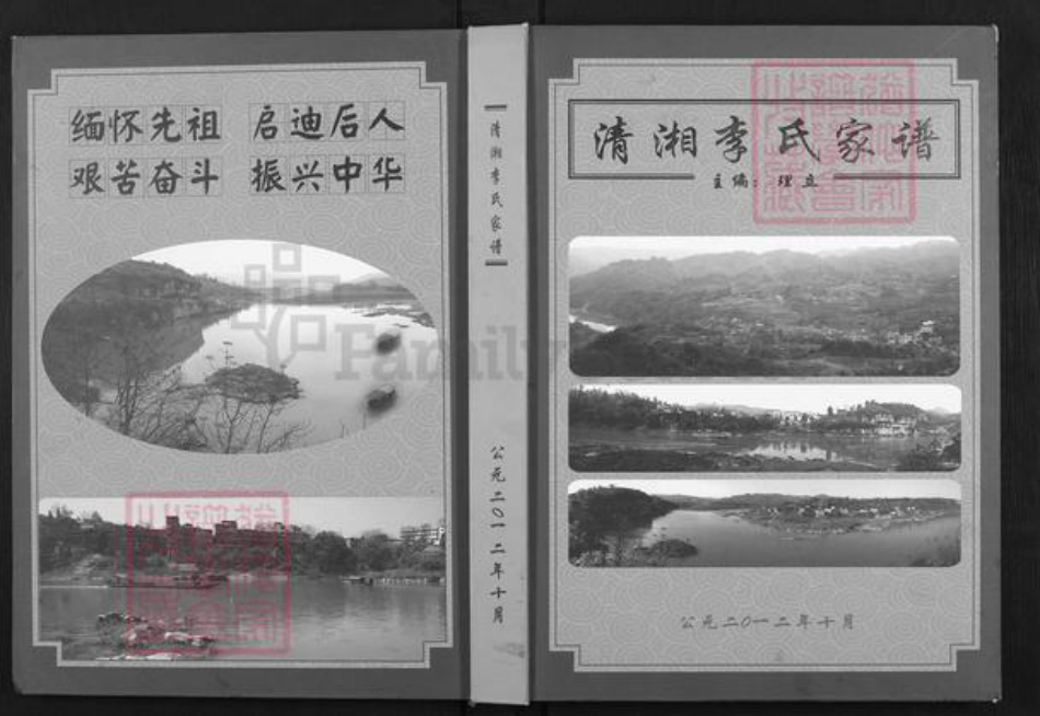 甘肃省定西市陇西县李氏族谱-清湘李氏家谱.pdf电子版