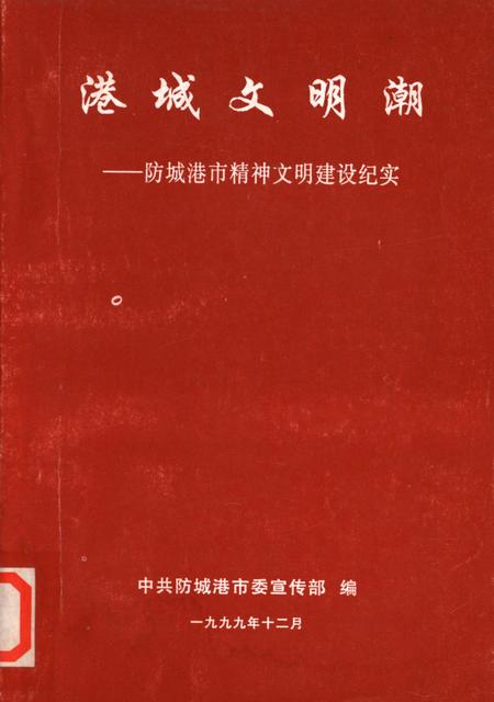 港城文明潮–城港市精神文明建设纪实.pdf电子版_广西壮族自治区志
