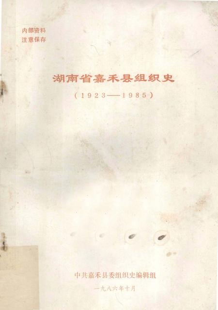 湖南省嘉禾县组织史（1923—1985）.pdf电子版_湖南省志缩略图