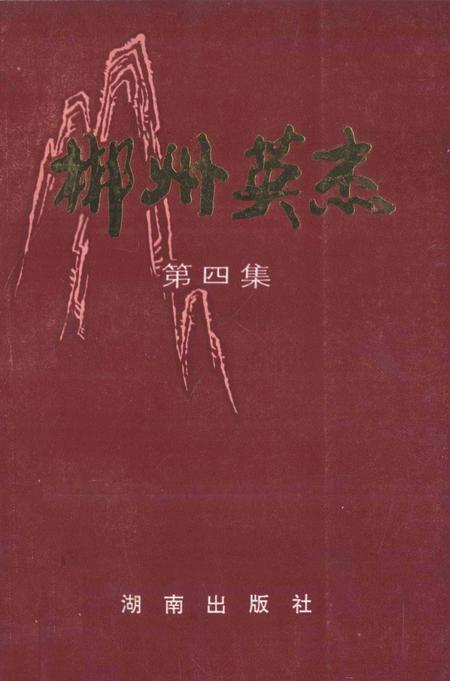 郴州英杰第四集.pdf电子版_湖南省志