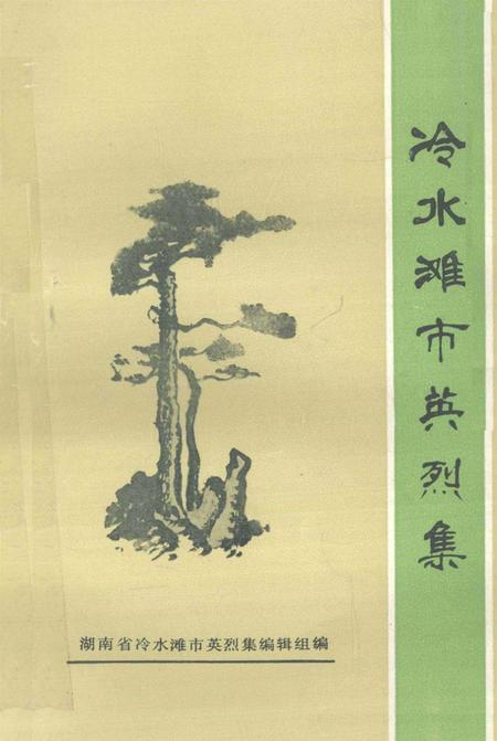 冷水滩市英烈集.pdf电子版_湖南省志