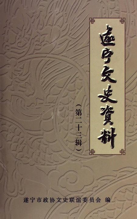 遂宁文史资料（第二十三辑）.pdf电子版_四川省志