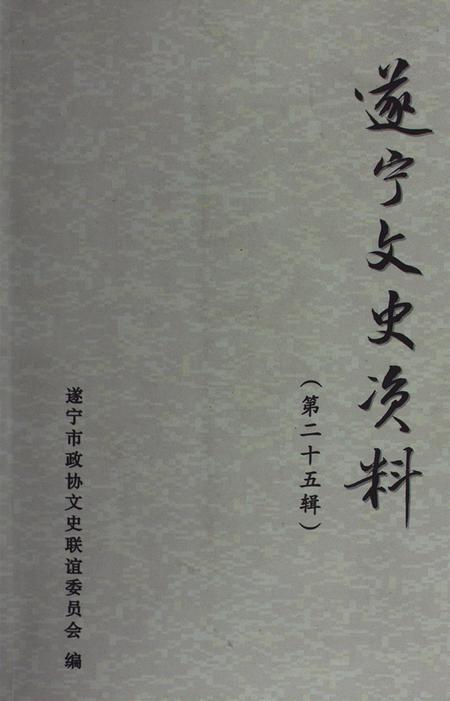 遂宁文史资料（第二十五辑）.pdf电子版_四川省志