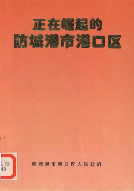正在崛起的防城港市港口区.pdf电子版_广西壮族自治区志