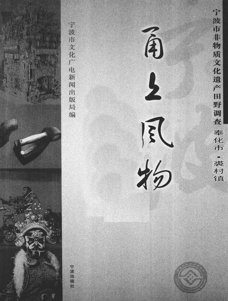 2009-甬上风物  宁波市非物质文化遗产田野调查  奉化市·裘村镇.pdf电子版_浙江省志