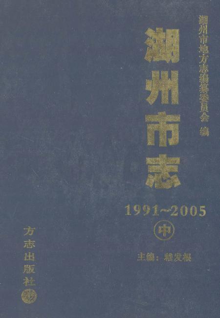 2012-湖州市志  1991-2005  中.pdf电子版_浙江省志