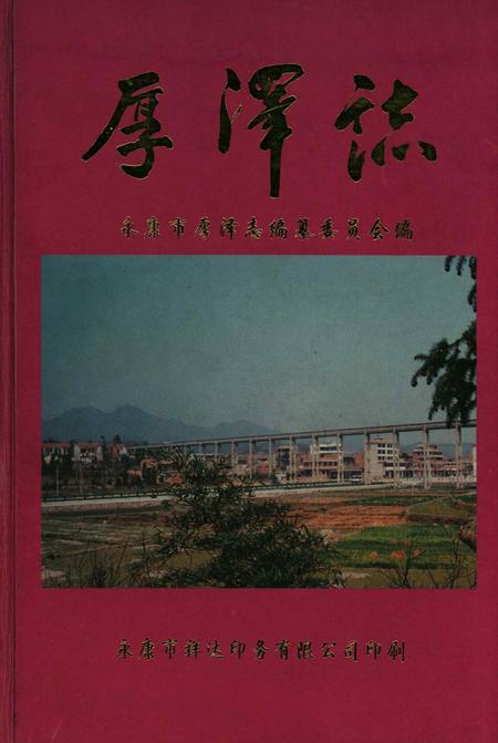 厚泽志-永康市祥达印务有限公司 印刷-2000.2.pdf电子版_浙江省志
