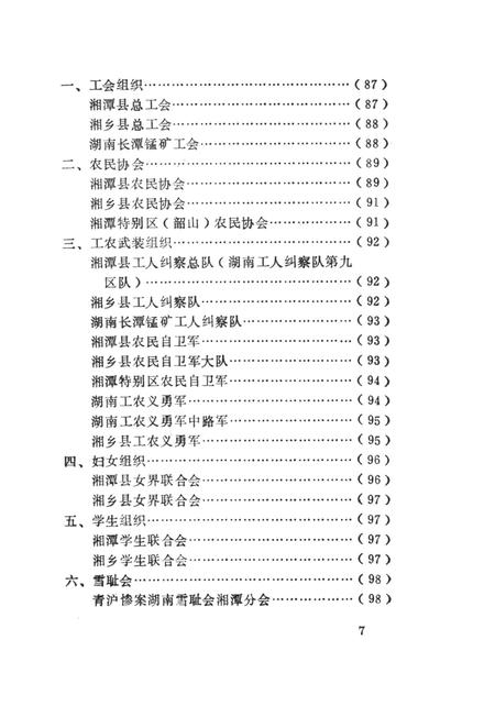 中国共产党湖南省湘潭市组织史资料（1921.7～1987.12）.pdf电子版_湖南省志