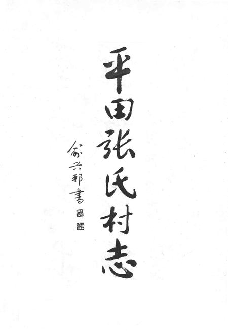 平田张氏村志-清河平田张氏村志编委会 编-1997.pdf电子版_浙江省志插图1
