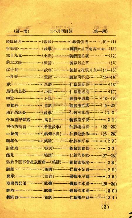 二小月刊-第一卷第一期.pdf电子版_浙江省志插图2