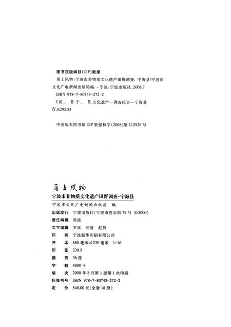 2008-甬上风物：宁波市非物质文化遗产田野调查  宁海县·跃龙镇.pdf电子版_浙江省志插图2