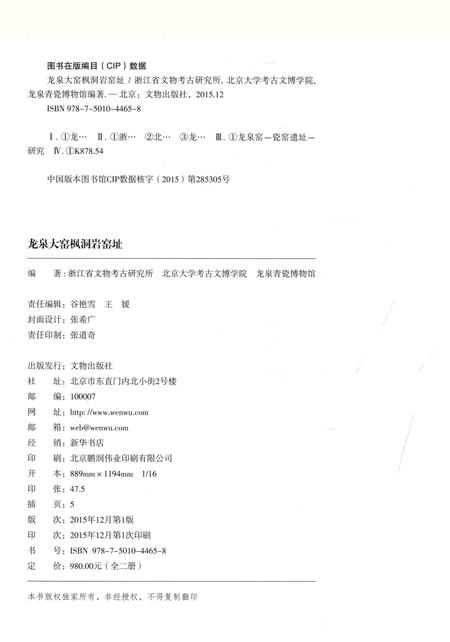 2015-龙泉大窑枫洞岩窑址  上.pdf电子版_浙江省志插图2