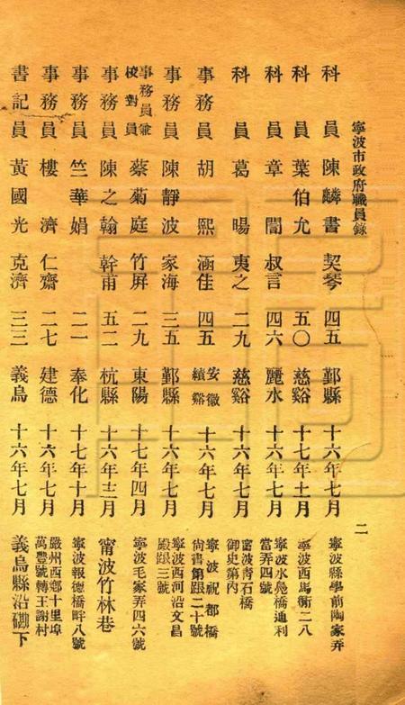 宁波市政府职员录.pdf电子版_浙江省志插图3