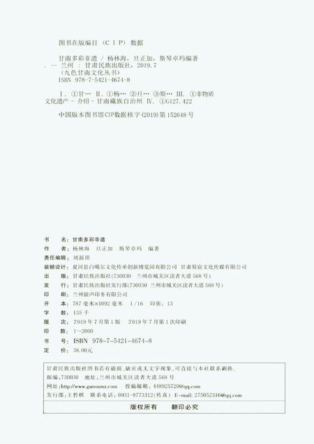 甘南多彩非遗.pdf电子版_甘肃省志插图3