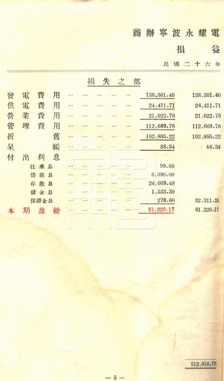 商办宁波永耀电力股份有限公司营业报告书-22届.pdf电子版_浙江省志插图5