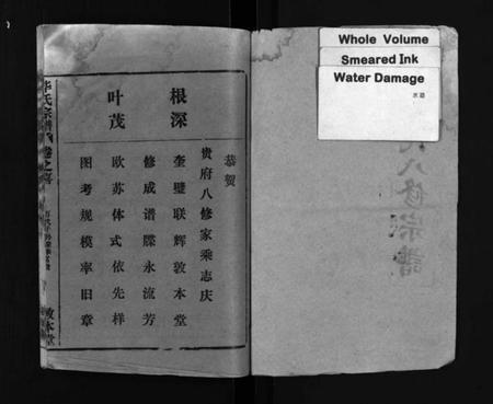 湖北毕氏族谱-毕氏八修宗谱 [6卷及首上下](别名：Bi Shi Ba Xiu Zong Pu).pdf电子版插图1