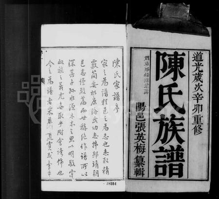 江苏陈氏族谱-陈氏族谱 [6卷,首1卷](别名：陈氏谱略).pdf电子版插图4