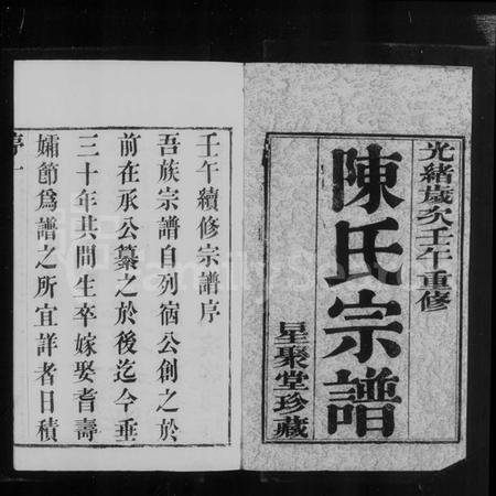 江苏陈氏族谱-常州篁村陈氏宗谱 [4卷](别名：陈氏宗谱).pdf电子版