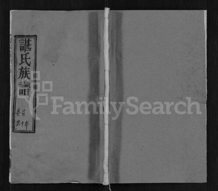 湖北谌氏族谱-谌氏宗谱 [9卷,首1卷](别名：谌氏族谱).pdf电子版