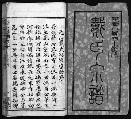 湖北戴氏族谱-花山戴氏宗谱[11卷,首3卷](别名：花山戴氏剏修宗谱序、戴氏宗谱、Hua Shan Dai Shi Zong Pu).pdf电子版插图2