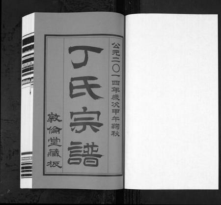 江苏丁氏族谱-华圻丁氏宗谱[25卷,首1卷](别名：Hua Qi Ding Shi Zong Pu、丁氏宗谱).pdf电子版插图1