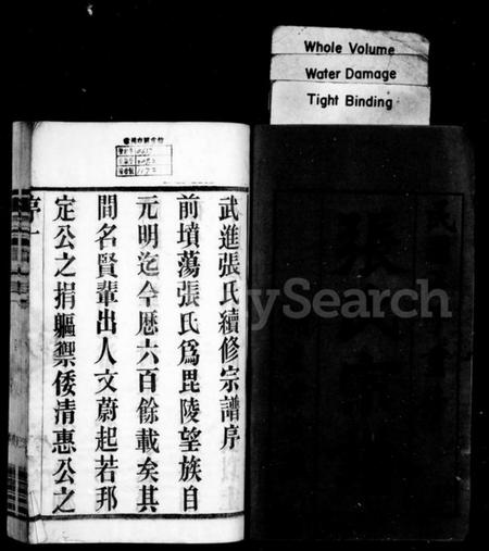 江苏张氏族谱-张氏宗谱 [28卷,首1卷](别名：毘陵前坟荡张氏宗谱).pdf电子版插图2