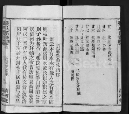 湖北张氏族谱-张氏宗谱 [22卷](别名：Zhang Shi Zong Pu).pdf电子版插图3