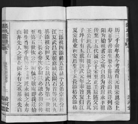 湖北张氏族谱-张氏宗谱 [22卷](别名：Zhang Shi Zong Pu).pdf电子版插图4