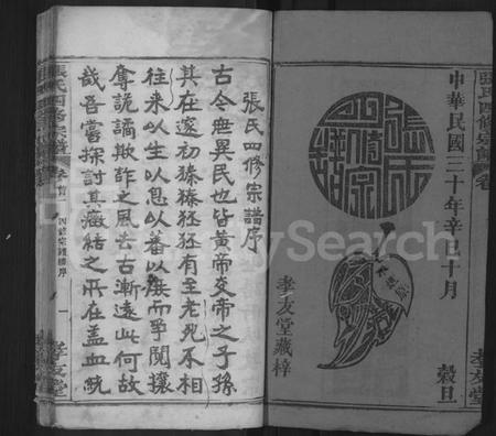 湖北张氏族谱-张氏四修宗谱 [21卷,首3卷](别名：张氏宗谱).pdf电子版插图2