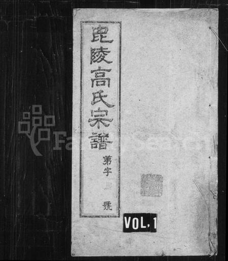 江苏高氏族谱-高氏宗谱 [16卷](别名：毘陵高氏宗谱).pdf电子版