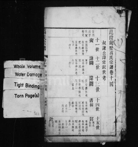 江苏高氏族谱-高氏宗谱 [34卷](毘陵戴墅高氏宗谱).pdf电子版插图1