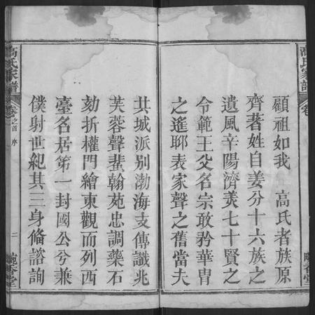 湖北高氏族谱-高氏家谱 [12卷,首末各1卷](别名：高氏家乘).pdf电子版插图2