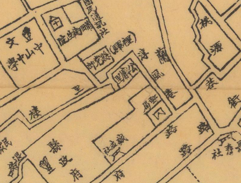 1945年《莆田市全图》插图1 1945年《莆田市全图》