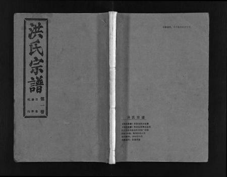 湖北洪氏族谱-洪氏宗谱 [33卷](别名：洪氏宗谱、Hong Shi Zong Pu).pdf电子版插图1