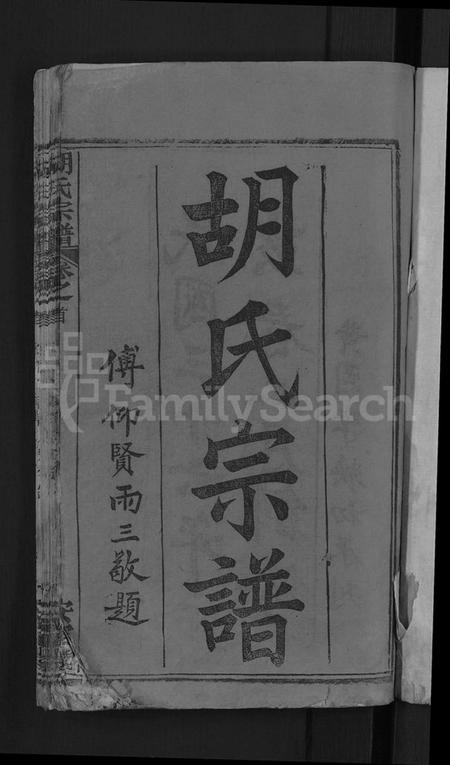 湖北胡氏族谱-胡氏宗谱 [5卷,首2卷,末1卷](别名：楚麻胡城寨胡氏宗谱).pdf电子版插图3