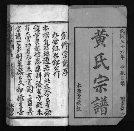湖北黄氏族谱-黄氏宗谱 [4卷,首2卷](别名：Huang Shi Zong Pu、黄氏宗谱).pdf电子版插图2