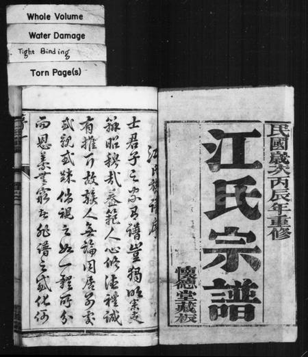 江苏江氏族谱-江氏宗谱 [8卷](别名：骥江江氏重修宗谱).pdf电子版插图1