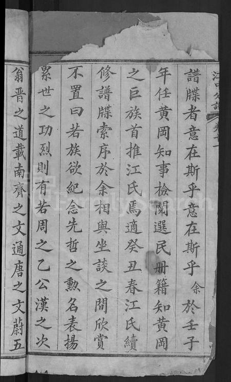 湖北江氏族谱-江氏宗谱 [14卷,首2卷](别名：江中分谱、冈邑江氏中分续修谱、冈邑江氏中分宗谱).pdf电子版插图4