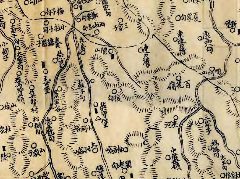 1911年《抚顺县图》插图1 1911年《抚顺县图》插图1