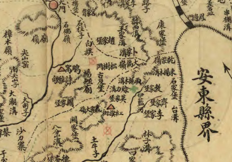 1921年辽宁《凤城县全图》插图1 1921年辽宁《凤城县全图》插图1