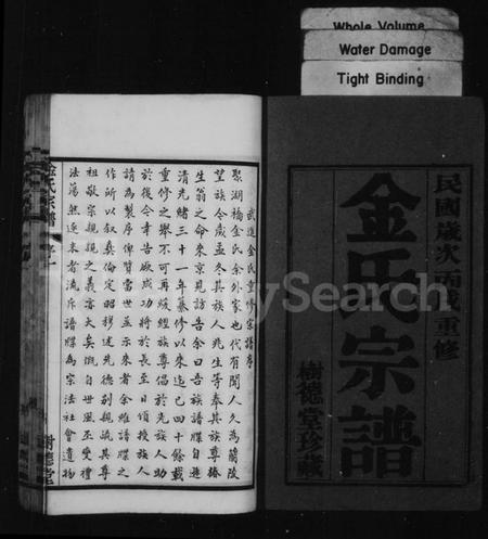 江苏金氏族谱-金氏族谱[12卷](别名：毘陵聚湖里金氏宗谱).pdf电子版插图2