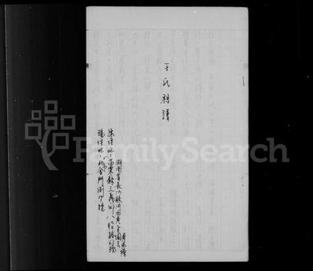 湖南王氏族谱-王氏祖谱.pdf电子版插图2