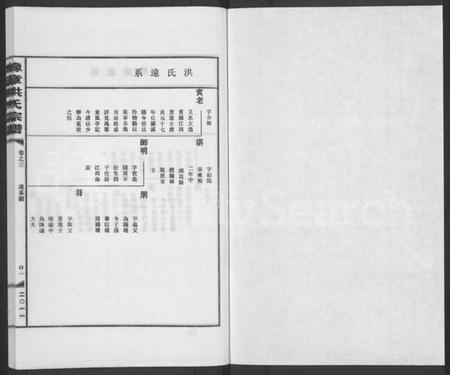 浙江洪氏族谱-豫章洪氏宗谱 [3卷].pdf电子版插图1