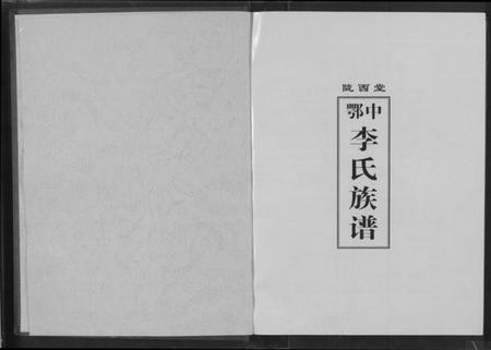 湖北李氏族谱-陇西堂鄂中李氏族谱 [2卷](别名：Longxi Tang EZhong Li Shi Zu Pu、陇西堂鄂中李氏族谱).pdf电子版插图1