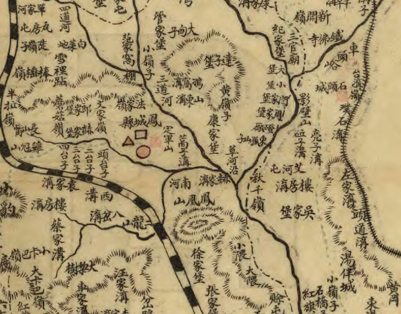 1921年辽宁《凤城县全图》插图2 1921年辽宁《凤城县全图》插图2