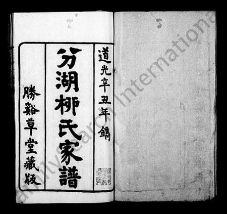 江苏柳氏族谱-分湖柳氏家谱 [10卷](别名：养余斋全集).pdf电子版插图1