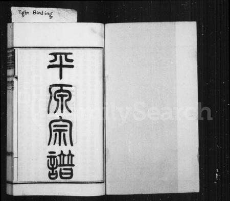 江苏陆氏族谱-[陆氏]平原宗谱 [20卷,首1卷](别名：平原宗谱).pdf电子版插图1